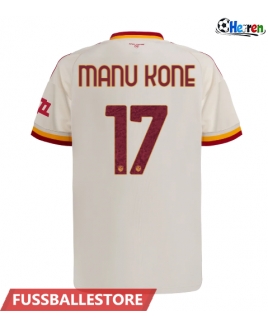 Günstige AS Roma Manu Kone #17 Auswärtstrikot 2026-27 Kurzarm